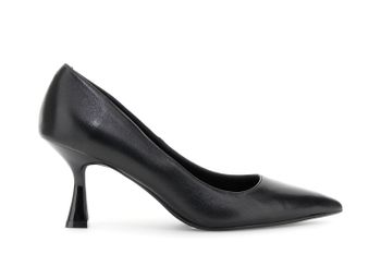 escote de cuero black