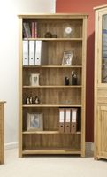 rohan oak large bookcase