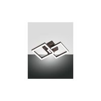 lampara de techo led moderna bard 21w corten 3394-28-361 fabas luce