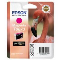 epson t0873 t087340 magenta original ink cartridge flamingo