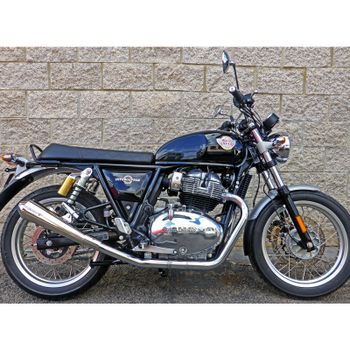 Silenciador de escape Royal Enfield Interceptor E5 Mass Cafe Racer par