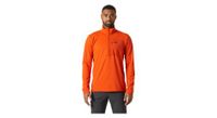 forro polar de media cremallera helly hansen versalite naranja para hombre