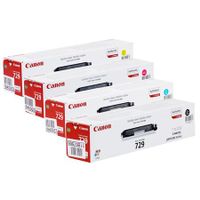 canon 729bk729y full set original toners 4 pack
