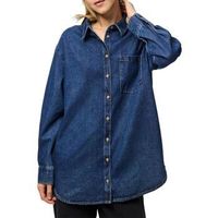 pieces cazadora vaquera maisie para mujer
