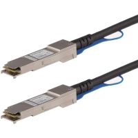 startech cable de fibra optica qsfp 1m negro