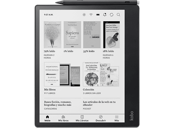 REACONDICIONADO Seminuevo Muy bueno eBook - Kobo Elipsa 2E, 10.3 