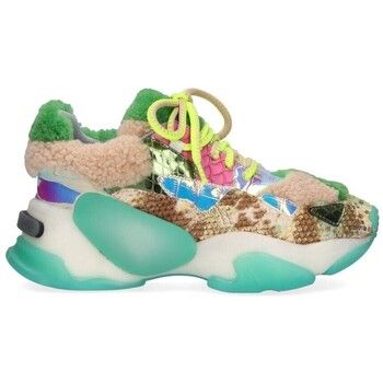 Exé Shoes Deportivas Moda EXÉ G168-8 - Beige Green Fuschia para mujer