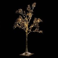 arbol luminoso dorado de interior h90cm 114 led  transformador - feeric lights  christmas