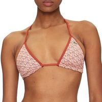 lacoste banador printed jeresey para mujer