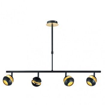Fabrilamp Colgante Beethoven Negro Oro 4xgu10
