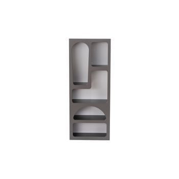 Estantería De Madera  - 60 X 32 X 150 Cm - Gris Antracita
