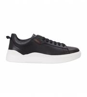 hugo para hombre 50499261 zapatillas de piel blake negro 40 plano cordones casual