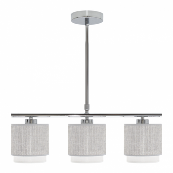 Lampara Kenya Gris/blanco 56x14