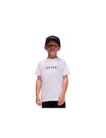 camiseta jordan mj wordmark emb crew nino blanco