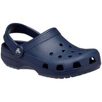 crocs zuecos sandales classic clog kids en bleu eblouissant para mujer
