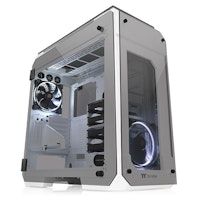 thermaltake view 71 tempered glass snow edition full-tower blanco
