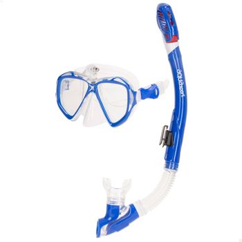 Aqua Sport Set gafas de buceo y tubo adulto c/soporte cámara