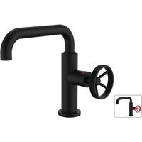 grifo de lavabo industrial rousseau - negro