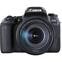 canon eos 77d  ef-s 18-135mm 35-56 is usm juego de camara slr 242 mp cmos 6000 x 4000 pixeles negro