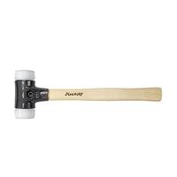 wiha martillo de cara blanda safety de dureza mediamuy duro con mango de madera hickory cabezal redondo 26647