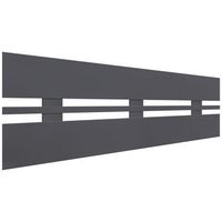 dhome cabecero gris 150cm horizontal estilo ancho madera reciclada dm herrajes incluidos 150cm horizontal ancho gris
