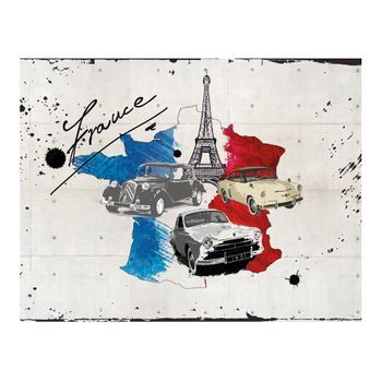 Papel Pintado 3d - Admirer Of Cars (france) (200x154 Cm)