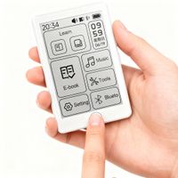reproductor mp3 famue bf07 con pantalla de tinta electronica de 27 mini lector de libros electronicos sin luz azul proteccion ocular bluetooth 54 radio fm grabadora de 52 horas