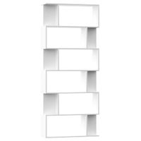 estanteriadivisor madera blanco 80x24x192cm