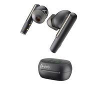 poly intrauriculares voyager free 60 uc color negro carbono adaptador usbc bt700 estuche de carga con pantalla tactil