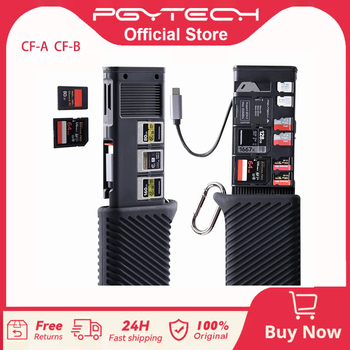 PGYTECH CFexpress lector de tarjetas de memoria CFA CFB SD lector de tarjetas de alta velocidad USB 3,2 tipo C transferencia para cámaras Smartphone