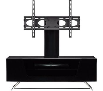 Chromium 2 Cantilever CRO2-1000BKT-BK 1000 mm TV Stand with Bracket - Black, Black