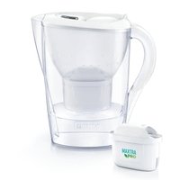 jarra purificadora y filtro brita marella blanca 2f mxpro