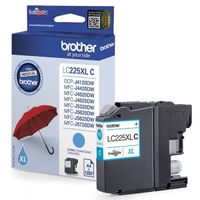 brother lc-225xlc cartucho de tinta cian xl original