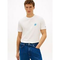 tommy hilfiger camiseta mw0mw43066-ybl ecru para hombre