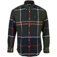 barbour camisa manga larga dunoon tailored shirt para hombre