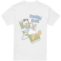 mickey mouse and friends camiseta donald duck chilling para hombre