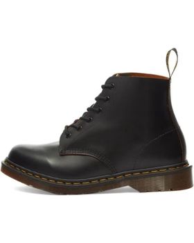 de DR MARTENS VINTAGE 101 BOOT QUILON MADE IN ENGLAND - 41 BLACK