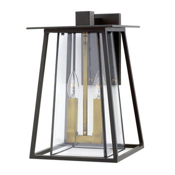 Aplique de pared de exterior walker (2 luces)