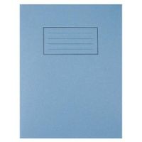 silvine 9x7 exercise book ruled blue pk10