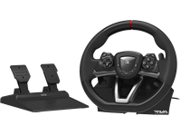 volante - hori racing wheel apex para ps5 ps4 y pc 270 negro  pedales