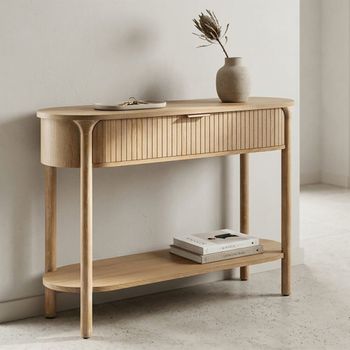 Consola de madera de abeto cm 110x40x80