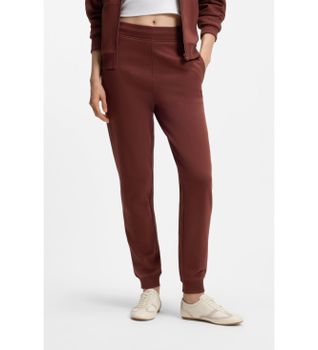 HUGO para mujer. 50522417 Pantalón Jogger Nelfinia marrón (XS), Casual, Algodón