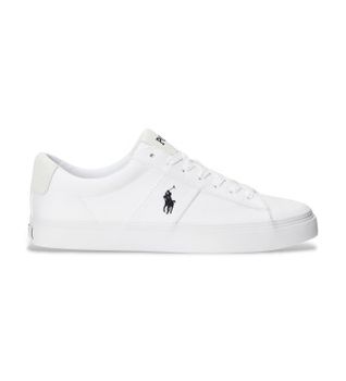 Polo Ralph Lauren para hombre. 816893734003 Zapatillas RLite Court blanco (46), Piel, Plano, Cordones, Casual