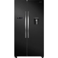 kenwood ksbsdb19 american-style fridge freezer - black black