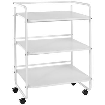 Carro Para Aparatos Cosméticos Pl902 Metal Blanco 51x61x82 Cm Clp