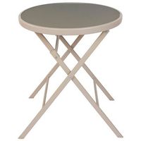 mesa plegable beige elba d60