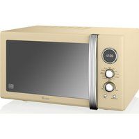 swan sm22080cn retro microwave with grill - cream cream