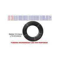 pluvia tubo de riego agricola liso sin perforar 135x16mm 100m