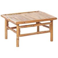 mesa de centro rectangular 64 x 55 cm muebles de jardin bambu claro cerreto