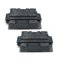 compatible multipack hp laserjet 4100dtn printer toner cartridges 2 pack -c8061x
